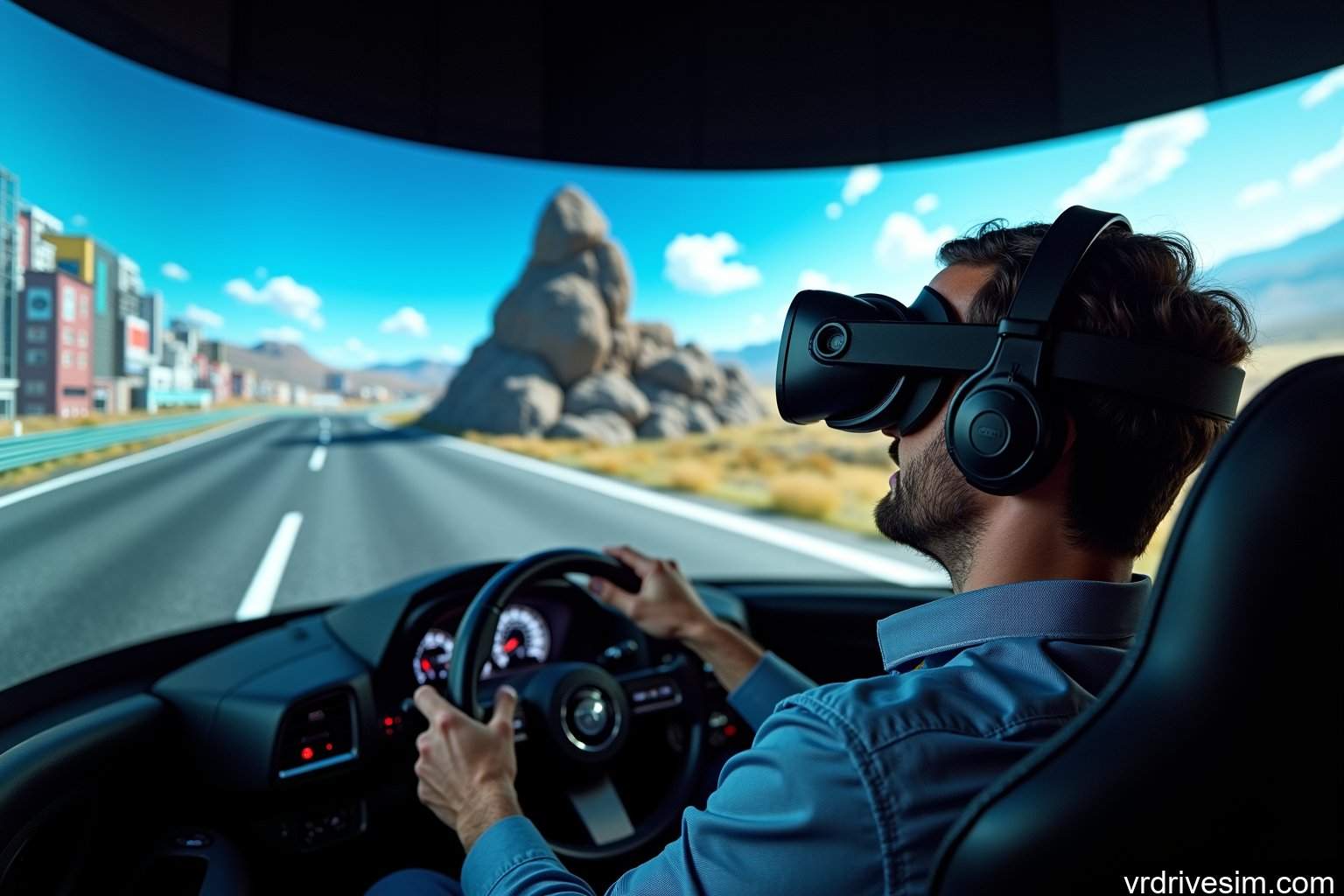 Advanced VR Driving Simulation